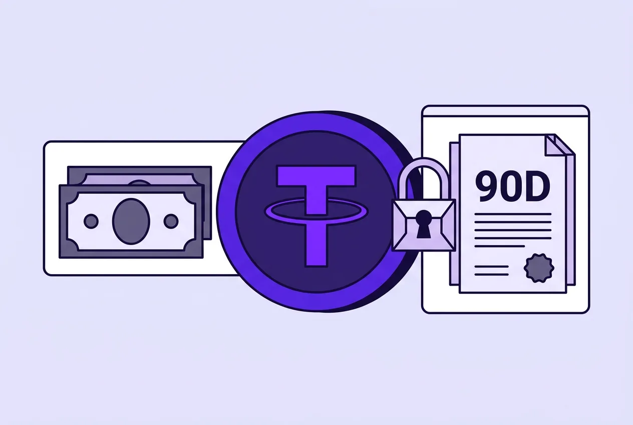 Infographic showing Canadian stablecoin reserve rules requiring cash and 90-day sovereign debt backing