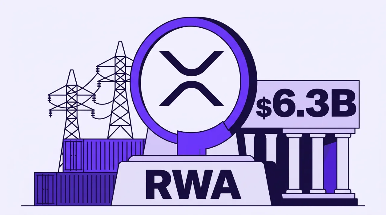 XRP Ledger RWA tokenized assets reach record $6.3 billion editorial illustration
